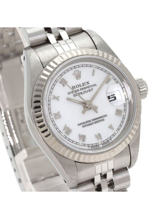 Rolex Datejust Watch SS 18k White Gold main image 10